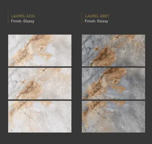 Carrelage de sol en porcelaine de haute qualité Micro Crystal Stone 600x1200mm pour carreaux de mur de hall et de restaurant. - Product Image 1