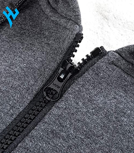 Sudadera con capucha para hombre, de algodón y polar, ropa para parte superior masculina, con cremallera, estilo Casual, de alta calidad, venta al por mayor, otoño - Product Image 6