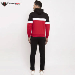 Personalizado 3XL Tallas grandes Hombres Invierno Ecológico 100% Poliéster Chándal Sólido Sudadera con capucha Pantalones de chándal Jogger Transpirable 2 piezas - Product Image 3