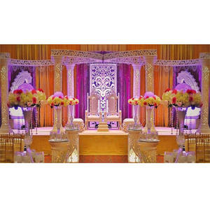Mandap de mariposa de boda con clase, decoración de cristal impresionante para boda, nuevo diseño de Fiyi - Product Image 1