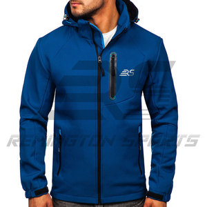 แจ็กเก็ตมีซิปสำหรับผู้ชายแจ็คเก็ตผ้านิ่มน้ำหนักเบาเสื้อแจ็คเก็ตโพลีเอสเตอร์สำหรับ100% - Product Image 1