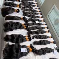 Vente en gros de cheveux bruts de vison de grade 10A 11A, vierges non traités, lisses, en vrac, fournisseurs de cheveux humains bruts brésiliens, extensions de cheveux.