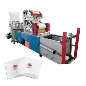 Pabrikan Serbet Kertas Profesional Mesin Pembuat Kertas Tisu Toilet Pencetak 2 Warna