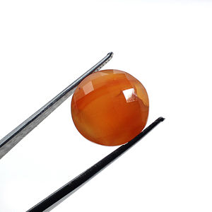 พลอยคาร์เนเลียนทรงกลม16มม. 14.10พลอยสีส้มกะรัตสำหรับทำเครื่องประดับ - Product Image 4