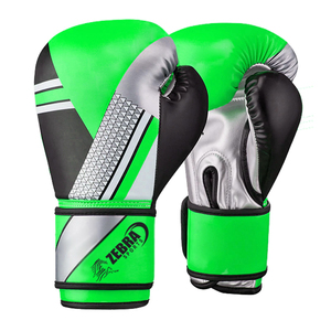 Guantes de boxeo de cuero genuino, guantes de boxeo personalizados de marca privada, alta calidad, precio al por mayor - Product Image 1
