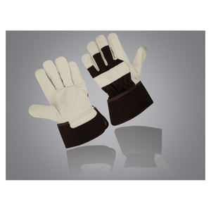 Guantes de aparejo de cuero Canadiense de Seguridad Industrial de la marca más vendida, pantalla táctil antiimpacto para transporte de jardinería de alta resistencia - Product Image 4