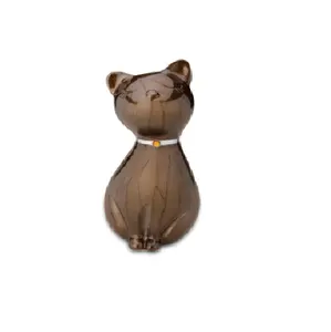 New style Metal Alloy Bronze Princess Cat Pet Cremation Urn for funeral supplies This beautiful cremation urn is handcrafted