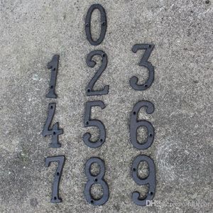 Chiffres multiples Pièces en fonte Made Home Retro Style Antique Laiton Modèle Gravure Sculpture Numéros - Product Image 1