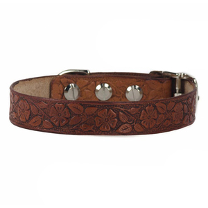 New Design Pet Collar Personalized Genuine Leather Dog Collars With Soft <b>Padding</b> for Brass Accessories Wholesaler - Product Image 2