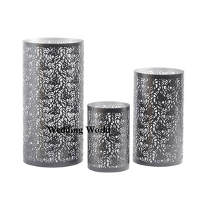 Decorative Metal <b>Tealight</b> Holder Round Shape Set Of Three Candle Holder Classic Stylish Wholesale New Metal Votive Holder - Product Image 3