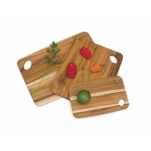 Planche à découper rectangulaire en bois ensemble de 3 tailles différentes pour planche de service à pizza légumes cuisine Homeware planche à découper - Product Image 3