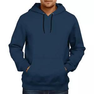 Sudadera con capucha para hombre, con Logo personalizado, lisa, con estampado de logotipo personalizado, de algodón, ropa deportiva para gimnasio - Product Image 1