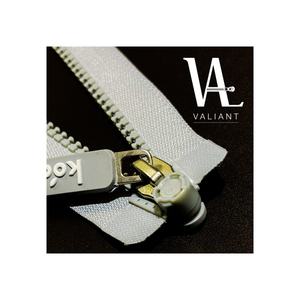 Fermeture éclair en plastique magnétique antichoc, à bout ouvert - Product Image 1