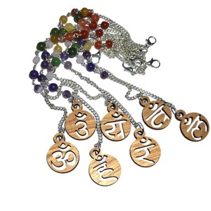 Wholesaler of <b>Chakra</b> Sanskrit Beads Chain <b>Set</b> : <b>Chakra</b> Sanskrit Beads Chain <b>Set</b> for Sale - Product Image 1