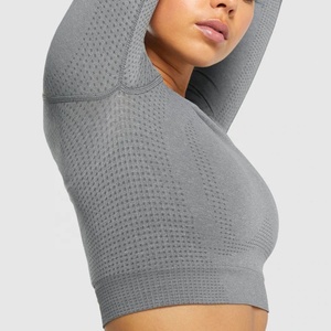 Ensemble de yoga 2 pièces Fitness pour femmes, vêtements de sport sans coutures, mode personnalisée, taille haute, cordon de serrage, ensembles de yoga pour femmes - Product Image 4