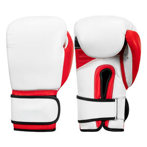 Guantes de boxeo de piel sintética, protección de manos personalizada, alta calidad, barata, 14 Oz - Product Image 1