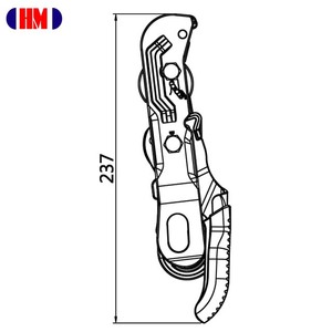 Descenso Manual de seguridad para escalada de aluminio A909 - Product Image 5