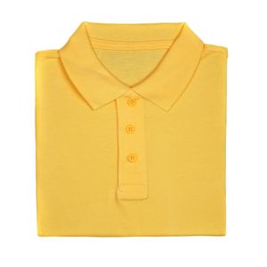 Camisetas de algodón rojas y amarillas de alta calidad de exportación al mejor precio, fabricante en India - Product Image 3