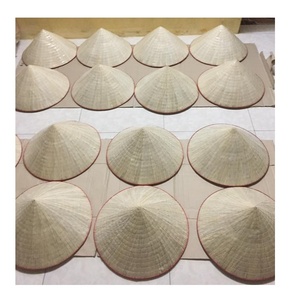 Chapeau de paille à large bord de style mexicain décontracté pour femmes Non La/Vietnam Vietnam Chapeau de paille brodé Cadeau de WS Sandy (0084587176063) - Product Image 1