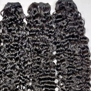 Perruques Tyagi Modèle 470 en Cheveux Indiens Remy Bruts Non Traités, Bouclés Serrés, 100% Alignés dans le Sens de la Cuticule, Perruques Vierges, Queue de Cheval, Fermeture Frontale en Dentelle - Product Image 2