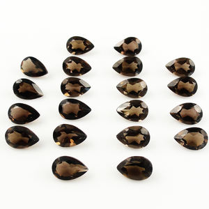 Rare Smokey Quartz High Quality Pear Shape Smokey Quartz Gemstones - Product Image 4