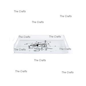 Acrylic Dessert Serving Tray Superior Quality Rectangular Shape <b>Chocolates</b> Serving Tray For Hotel Tableware Use - Product Image 4