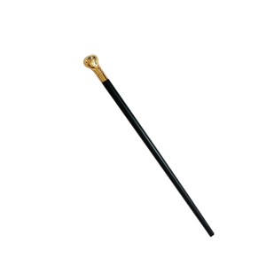 Mango de latón de corona antigua, bastón para caminar de lujo - Product Image 1