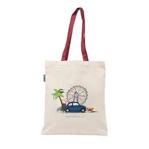 Хлопковая сумка с пятнистым носком, Джутовая сумка для шоппинга, рекламная сумка