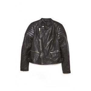 100% PU nuevo estilo de cuero de las mujeres de encargo de la chaqueta al aire libre chaqueta de cuero con mejor Material - Product Image 4