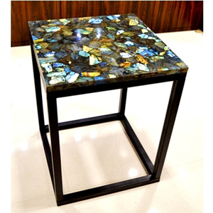 Mesas de Piedras Preciosas de Labradorita y Ojo de Tigre al por Mayor |   Losas de Sodalita Azul Natural para Muebles |   Proveedor y Decorador de Piedras Preciosas Sueltas - Product Image 2