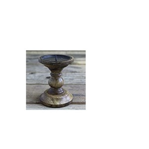 Candelabro de madera de alta calidad, soporte de vela de madera natural de gran tamaño, funciona a mano con decoración de habitación - Product Image 4