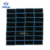 Tube carré en acier au carbone ERW de haute qualité ASTM A500 galvanisé pour la construction 120x120mm avec service de découpe