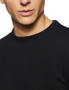 Venta al por mayor de sudadera de lana de algodón en blanco personalizado bordado hombres cuello redondo sudaderas con capucha y sudaderas Unisex liso hombres sudadera - Product Image 6