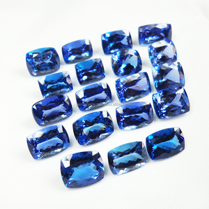 Top Quality 100% Natural Certified semi-precious Tanzanite Pear Oval <b>Cushion</b> Round <b>Rectangular</b> Customized Shape Faceted Cut - Product Image 4