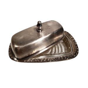 Plat à beurre en laiton et en acier inoxydable avec couvercle plat à beurre de taille et de forme personnalisées pour une utilisation de fête de mariage - Product Image 4