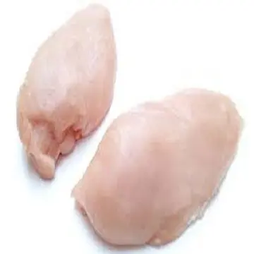 Seins de poulet gelés sans peau, noir, à bas prix, pas cher