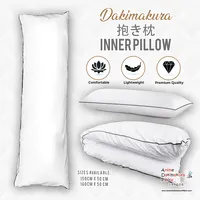 Dakimakura — oreiller traversin blanc, oreiller câlin, dessin animé, 150x50 cm/160x50 cm, emballage OEM disponible
