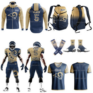 Top Quality Durable Plus Size Sports Wear <b>American</b> Football Uniform WHOLESALE FACTORY DEAL ZAIN ELAHI - Product Image 2