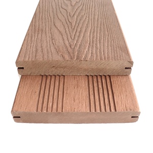 Plancher de terrasse WPC extérieur en composite <span class=keywords><strong>bois</strong></span>-plastique, imitation <span class=keywords><strong>bois</strong></span>, antidérapant, imperméable, gaufré 3D, pour jardin et villa - Product Image 5