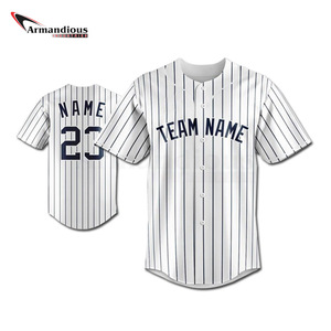 Camiseta de béisbol personalizada para hombre y mujer, ropa de béisbol con estampado de nombre de equipo, sublimada - Product Image 3