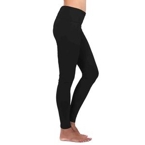 Nuevo estilo logotipo personalizado Fitness Yoga pantalones Leggings cómodo Casual Yoga desgaste mujeres entrenamiento Yoga Leggings con bolsillo - Product Image 1