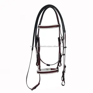 Kuda Mewah PVC Bridle Reins Tahan Karat Perlengkapan Berkuda Produsen Di India