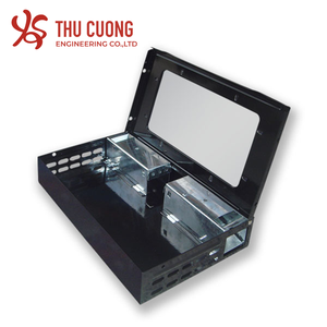 Piège à souris réutilisable écologique en métal noir léger et facile à utiliser pour la lutte antiparasitaire intérieure et extérieure non toxique - Product Image 2