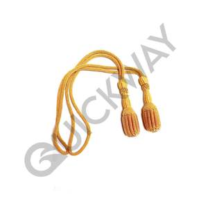 Noeud de sabre du meilleur officier avec noeud Portepee Vente en gros Quantité en vrac personnalisée Fabrication de noeud sabre - Product Image 6