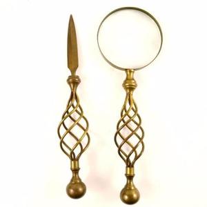 Vente en gros de loupe fantaisie vintage faite à la main élégante poignée en os moderne décorative classique élégant - Product Image 5