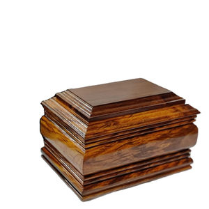 Radiance SHEESHAM Wood <b>Casket</b> Adult <b>Urn</b> for Human Ashes Premium Funeral Supplies - Product Image 2