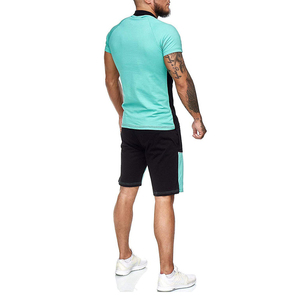 <b>Men's</b> Plus Size Casual Summer Running Tracksuit with Solid Pattern Eco-Friendly T-Shirts and <b>Shorts</b> - Product Image 5