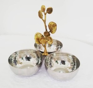 Tazón de servicio de moda para el hogar, Bol de frutas y nueces para Hotel, decoración de diseño moderno, plato de sopa y ensalada de aluminio, cuencos de vajilla - Product Image 4