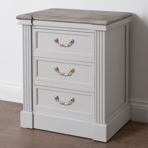 Modern Solid Wood Minimalist <b>Storage</b> <b>Bedside</b> Table Nighstand Bedroom Furniture - Product Image 2