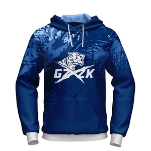 Venta al por mayor personalizable de manga larga sudaderas con capucha de lana 100% poliéster secado rápido a prueba de viento último diseño completo sublimación impresión fácil - Product Image 4